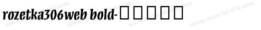 rozetka306web bold字体转换
